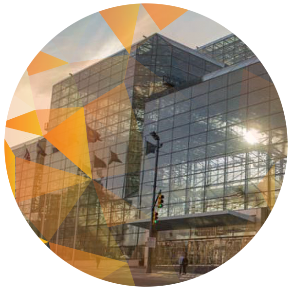 Image of the exterior of the Javits center.